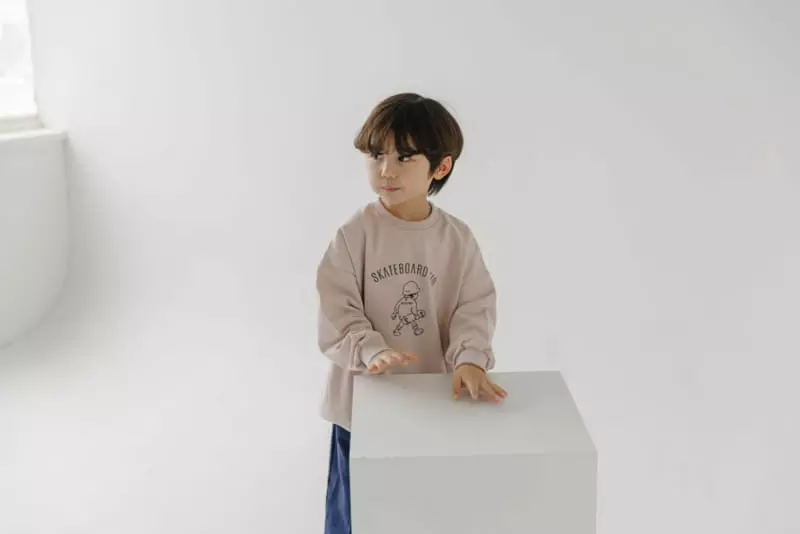 Hca - Korean Children Fashion - #discoveringself - Skate Board Sweatshirt - 5