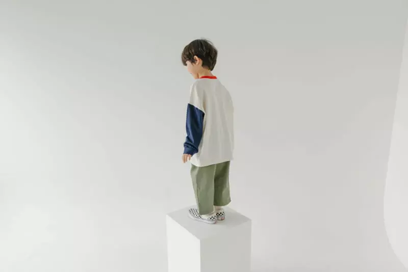 Hca - Korean Children Fashion - #fashionkids - Sleeve Color 81 Tee - 8