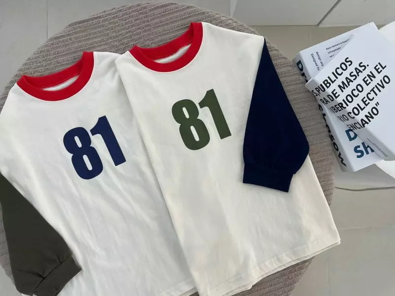 Hca - Korean Children Fashion - #kidsshorts - Sleeve Color 81 Tee - 9