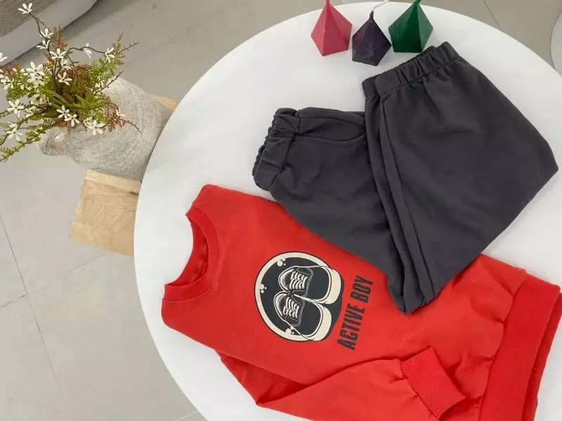 Hca - Korean Children Fashion - #littlefashionista - Active Boy Sweatshirt - 12
