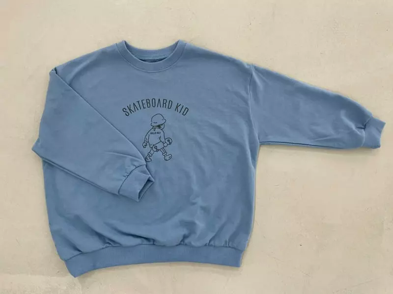 Hca - Korean Children Fashion - #littlefashionista - Skate Board Sweatshirt - 11