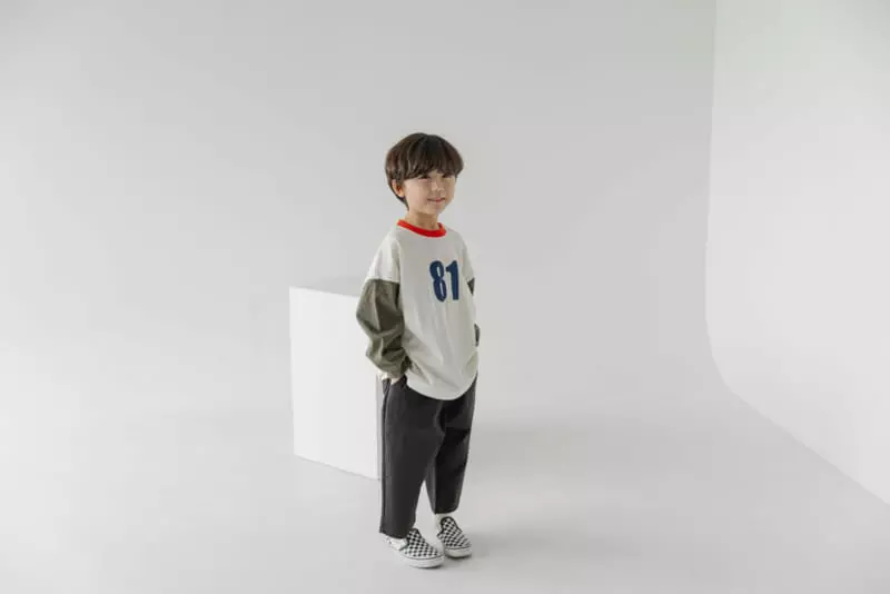 Hca - Korean Children Fashion - #prettylittlegirls - Sleeve Color 81 Tee - 2