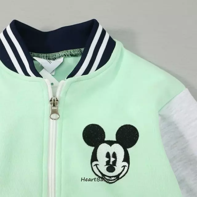 Heart Baby - Korean Children Fashion - #Kfashion4kids - Mickey Baseball Jumper - 12