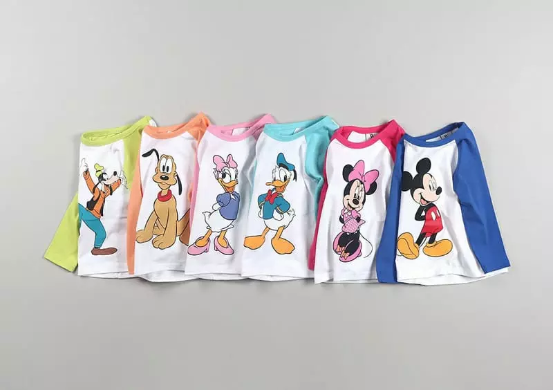 Heart Baby - Korean Children Fashion - #Kfashion4kids - Mickey And Friend Raglan Tee