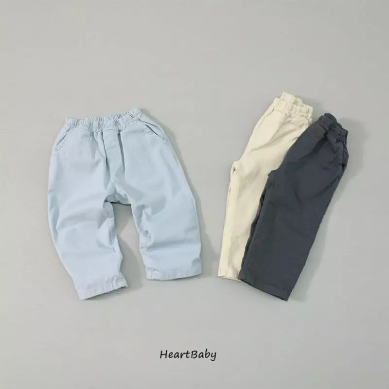 Heart Baby - Korean Children Fashion - #childofig - Sticky Span Cotton Pants - 3