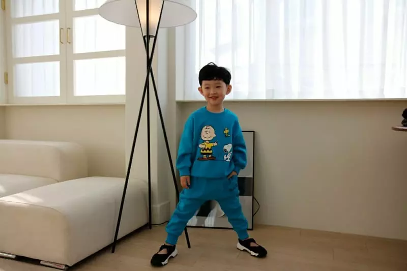 Heart Baby - Korean Children Fashion - #childofig - Charlie Snooph Top Bottom Set - 11