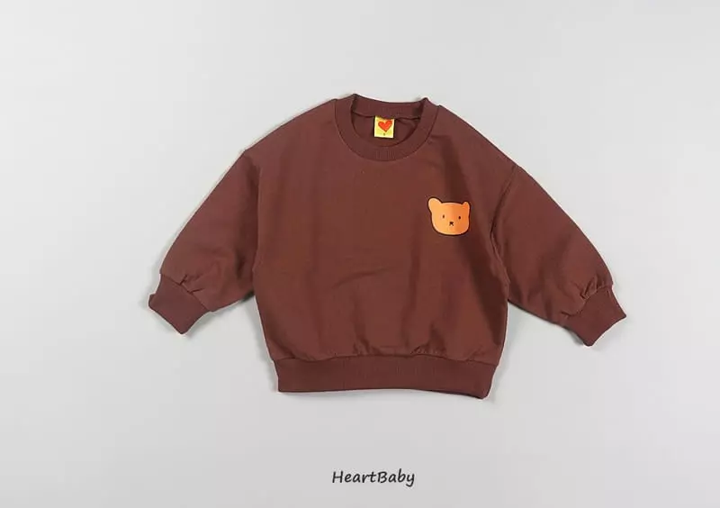 Heart Baby - Korean Children Fashion - #childofig - Bear Top Bottom Set - 9