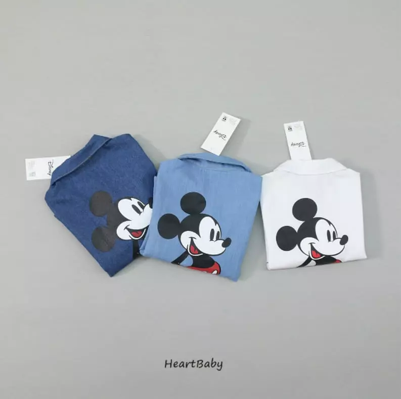 Heart Baby - Korean Children Fashion - #childrensboutique - Mickey Shirt - 2