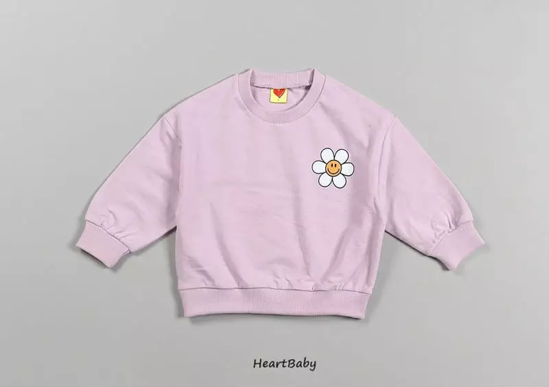 Heart Baby - Korean Children Fashion - #designkidswear - Sun Flower Top Bottom Set - 12