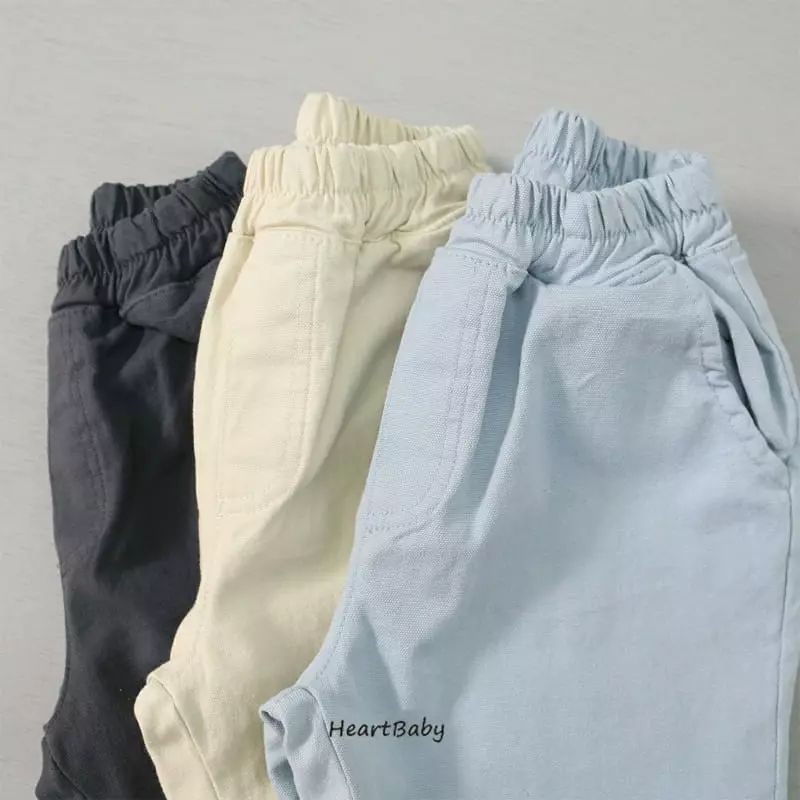 Heart Baby - Korean Children Fashion - #discoveringself - Sticky Span Cotton Pants - 6
