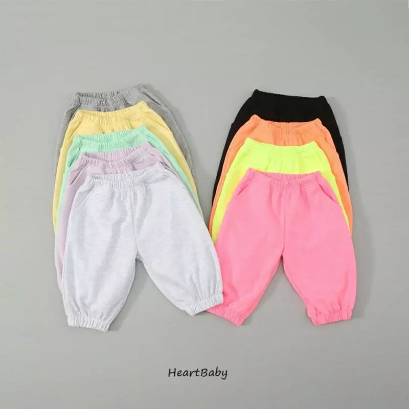 Heart Baby - Korean Children Fashion - #discoveringself - Daily Jogger Pants - 3
