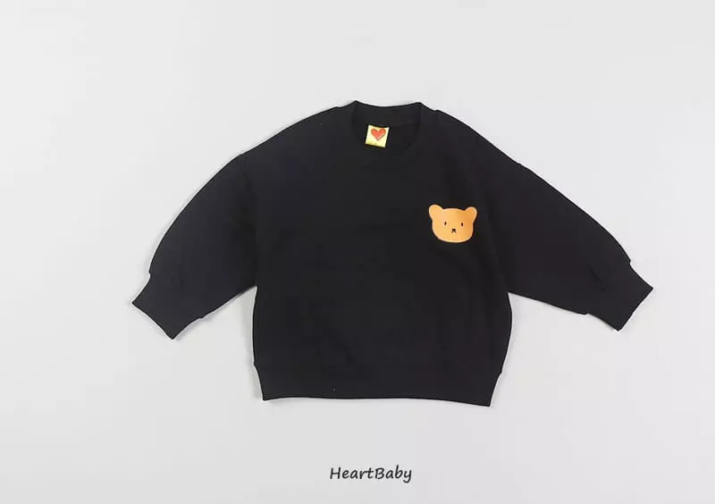 Heart Baby - Korean Children Fashion - #discoveringself - Bear Top Bottom Set - 12