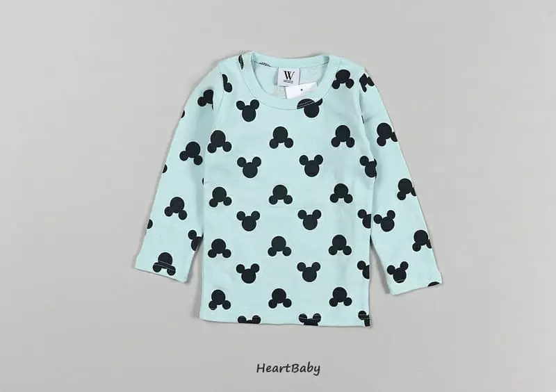 Heart Baby - Korean Children Fashion - #fashionkids - Circle Mickey Easywear - 12