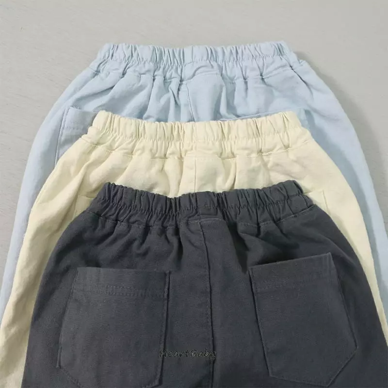 Heart Baby - Korean Children Fashion - #fashionkids - Sticky Span Cotton Pants - 7