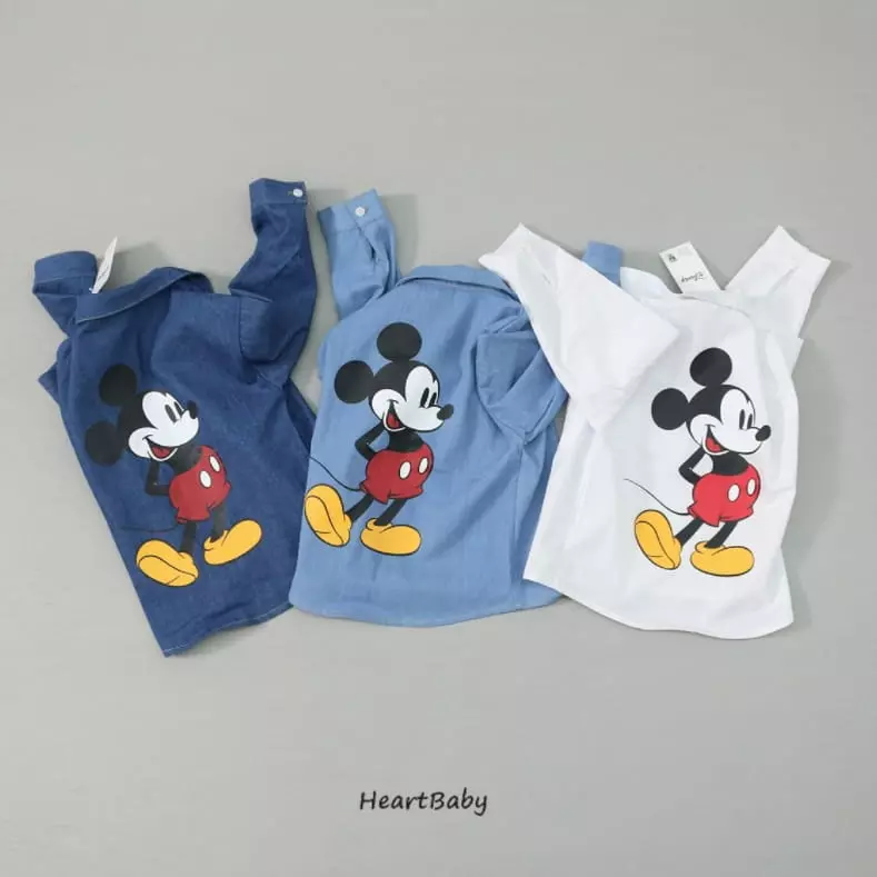 Heart Baby - Korean Children Fashion - #fashionkids - Mickey Shirt - 5