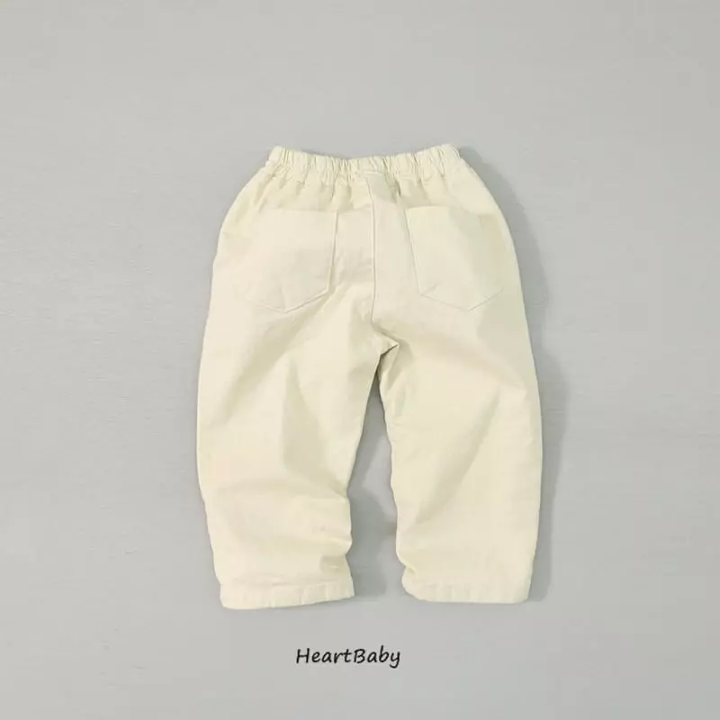 Heart Baby - Korean Children Fashion - #kidsstore - Sticky Span Cotton Pants - 9