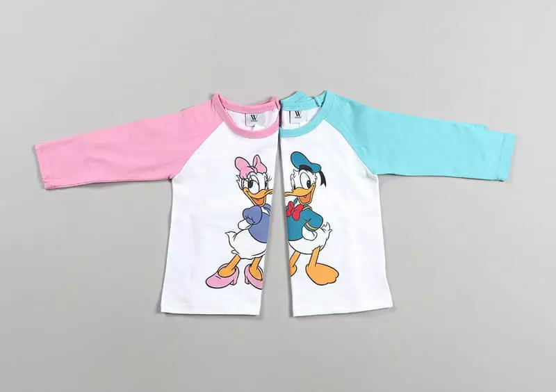 Heart Baby - Korean Children Fashion - #magicofchildhood - Mickey And Friend Raglan Tee - 4
