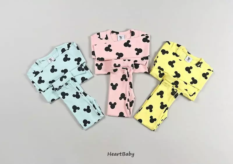 Heart Baby - Korean Children Fashion - #todddlerfashion - Circle Mickey Easywear - 5