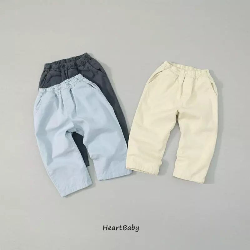 Heart Baby - Korean Children Fashion - #toddlerclothing - Sticky Span Cotton Pants