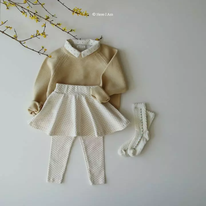 Here I Am - Korean Children Fashion - #discoveringself - Flin Skirt Leggings - 4