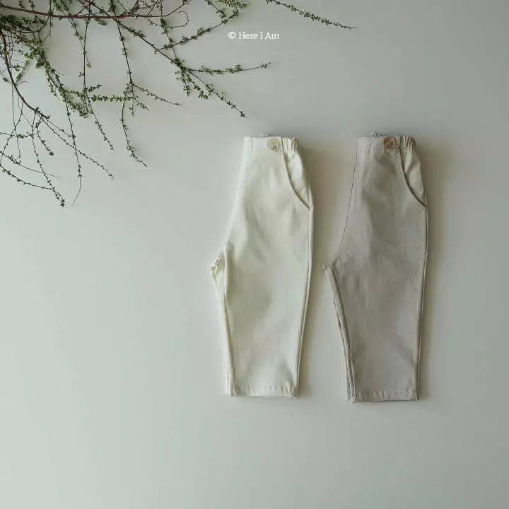 Here I Am - Korean Children Fashion - #fashionkids - Crème Pants
