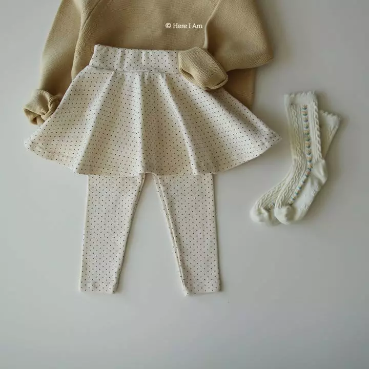 Here I Am - Korean Children Fashion - #kidsshorts - Flin Skirt Leggings - 5