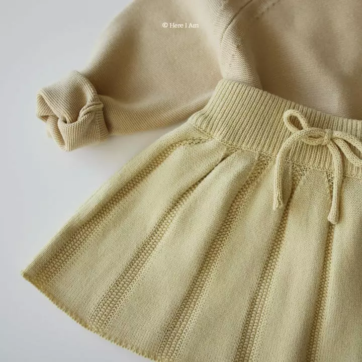 Here I Am - Korean Children Fashion - #kidsshorts - Scon Knit Pullover - 12