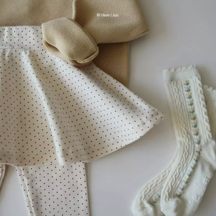 Here I Am - Korean Children Fashion - #kidsstore - Flin Skirt Leggings - 6
