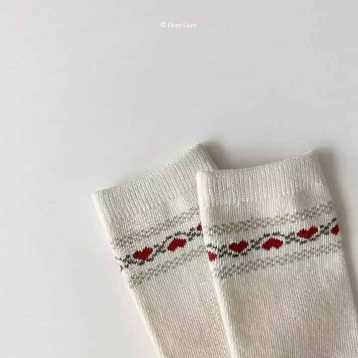 Here I Am - Korean Children Fashion - #kidsstore - Here I Am Socks [set of 2]