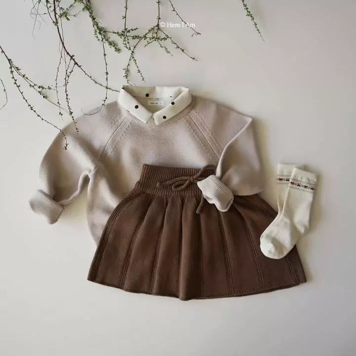 Here I Am - Korean Children Fashion - #kidzfashiontrend - Pure Knit Skirt - 9