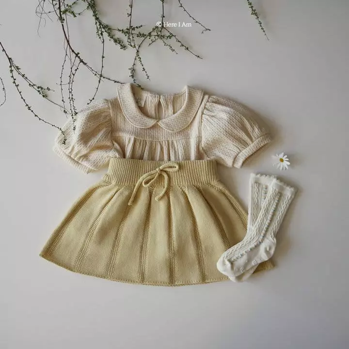 Here I Am - Korean Children Fashion - #littlefashionista - Pure Knit Skirt - 11