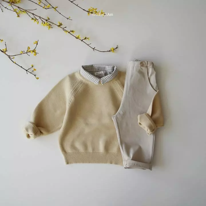 Here I Am - Korean Children Fashion - #magicofchildhood - Crème Pants - 7