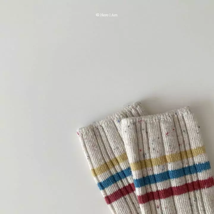 Here I Am - Korean Children Fashion - #magicofchildhood - Here I Am Socks [set of 2] - 5