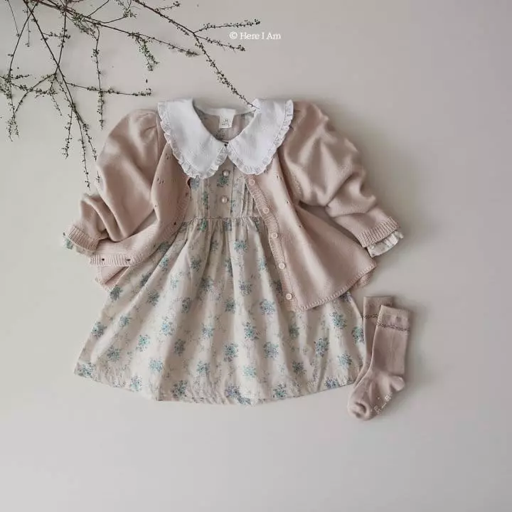 Here I Am - Korean Children Fashion - #prettylittlegirls - Fleur Knit Cardigan - 11