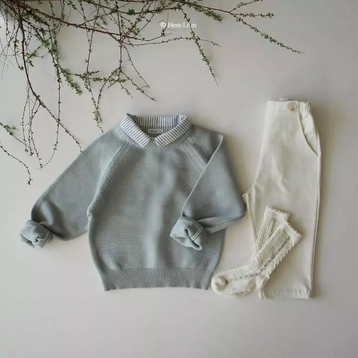 Here I Am - Korean Children Fashion - #stylishchildhood - Crème Pants - 12