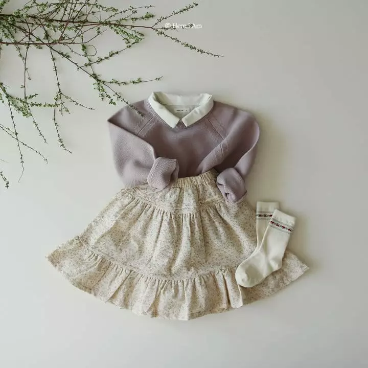 Here I Am - Korean Children Fashion - #stylishchildhood - Scon Knit Pullover - 6