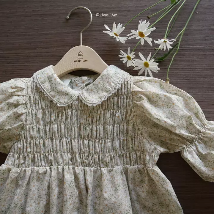 Here I Am - Korean Children Fashion - #todddlerfashion - Daisy One-piece