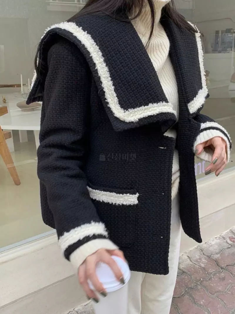 Heyjude - Korean Women Fashion - #womensfashion - Tweed Sera Jacket - 4