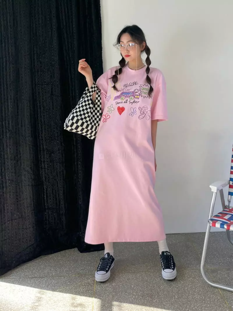 Heyjude - Korean Women Fashion - #restrostyle - Very Long One-piece - 2