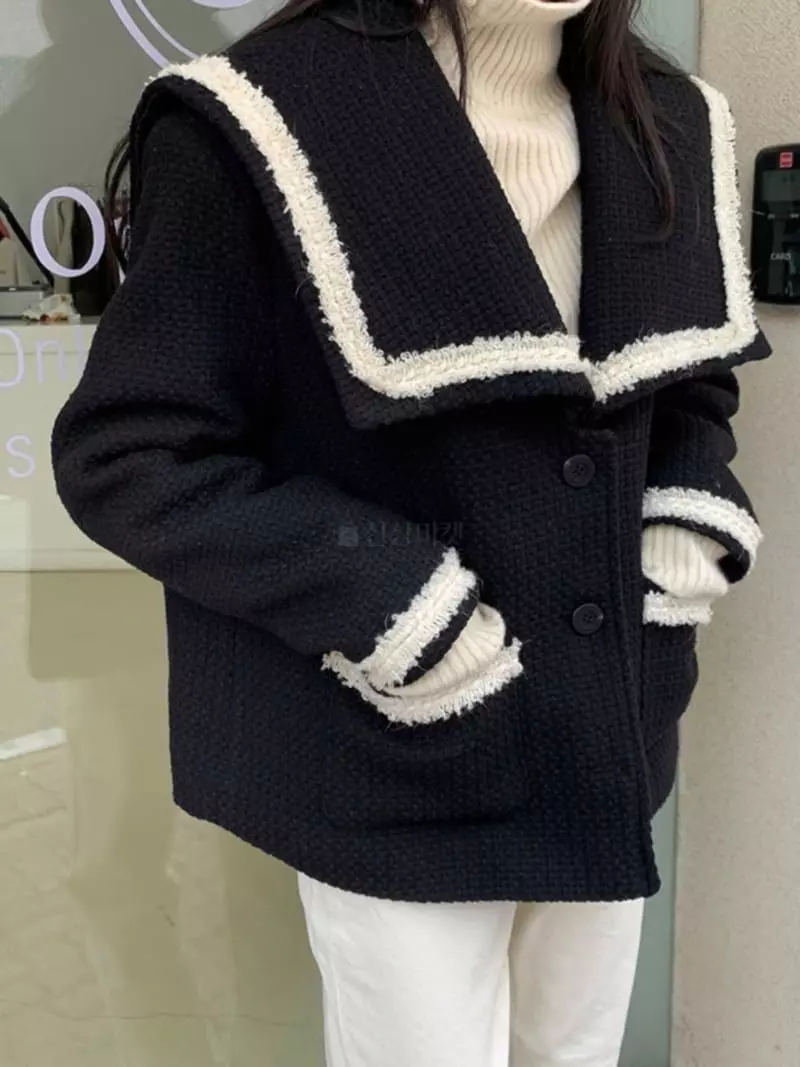 Heyjude - Korean Women Fashion - #womensfashion - Tweed Sera Jacket - 3