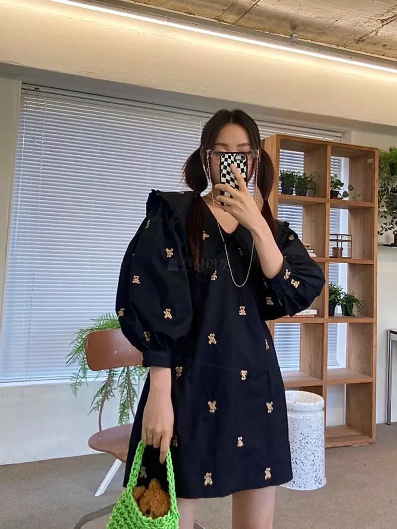 Heyjude - Korean Women Fashion - #womensfashion - Bear One-piece - 2