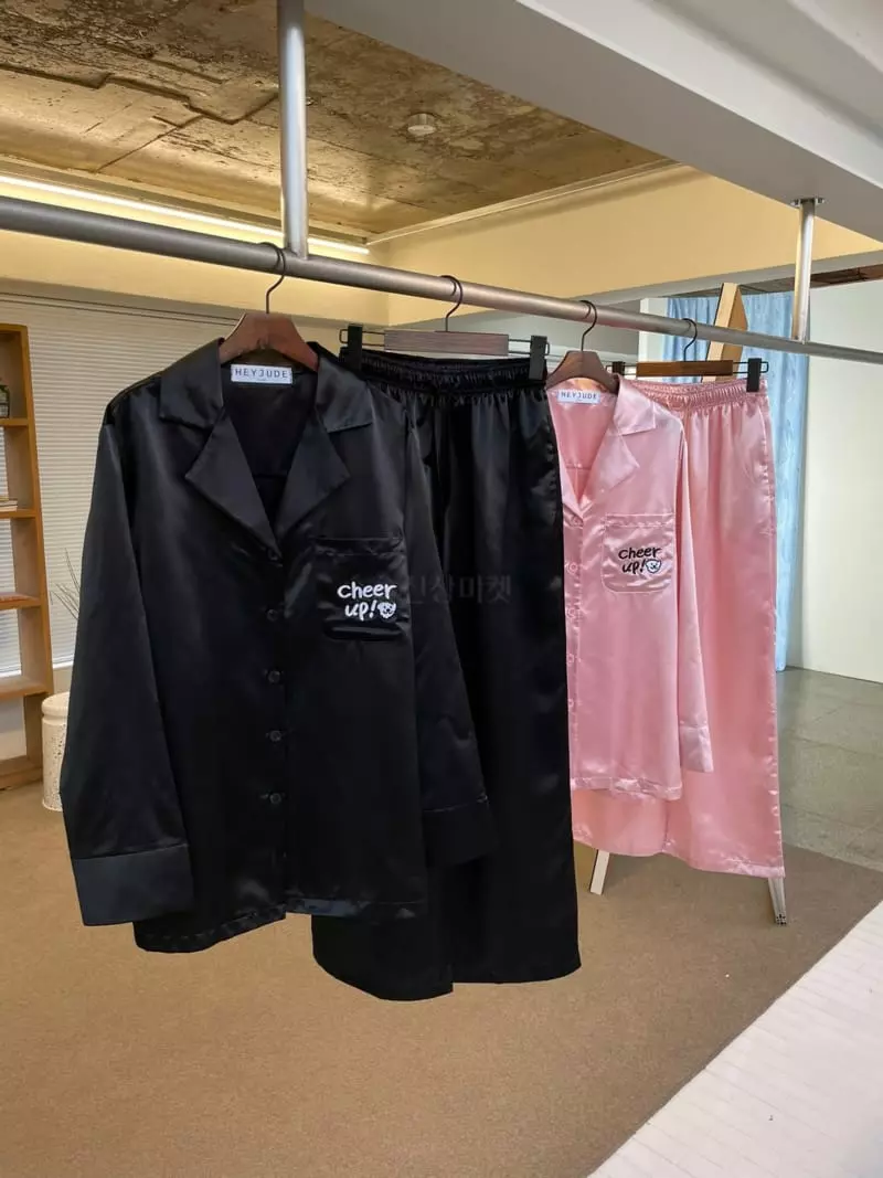 Heyjude - Korean Women Fashion - #momslook - Shine Pajamas Set - 4