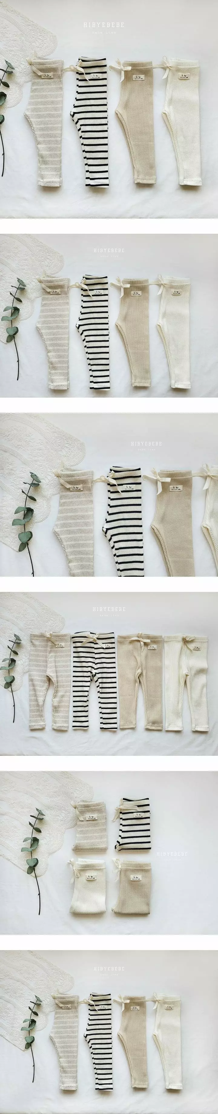 Hi Byebebe - Korean Baby Fashion - #babygirlfashion - Every Rib Leggings