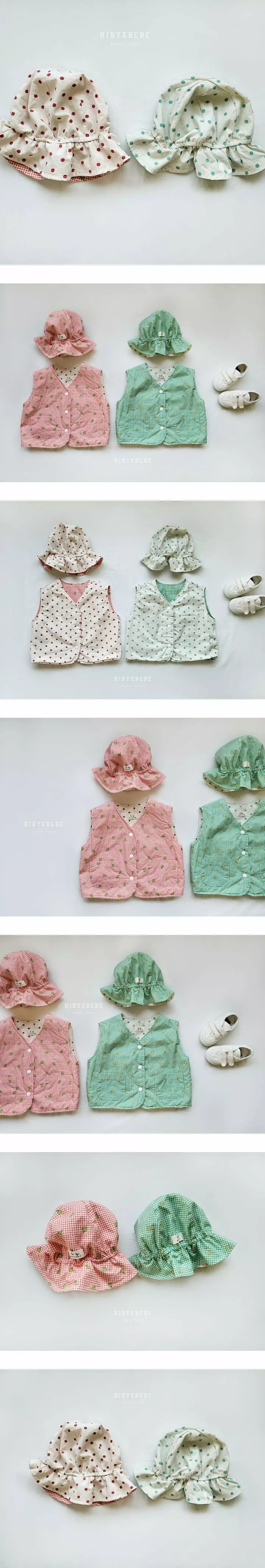 Hi Byebebe - Korean Baby Fashion - #babylifestyle - Yori Jori Reversible Bucket Hat