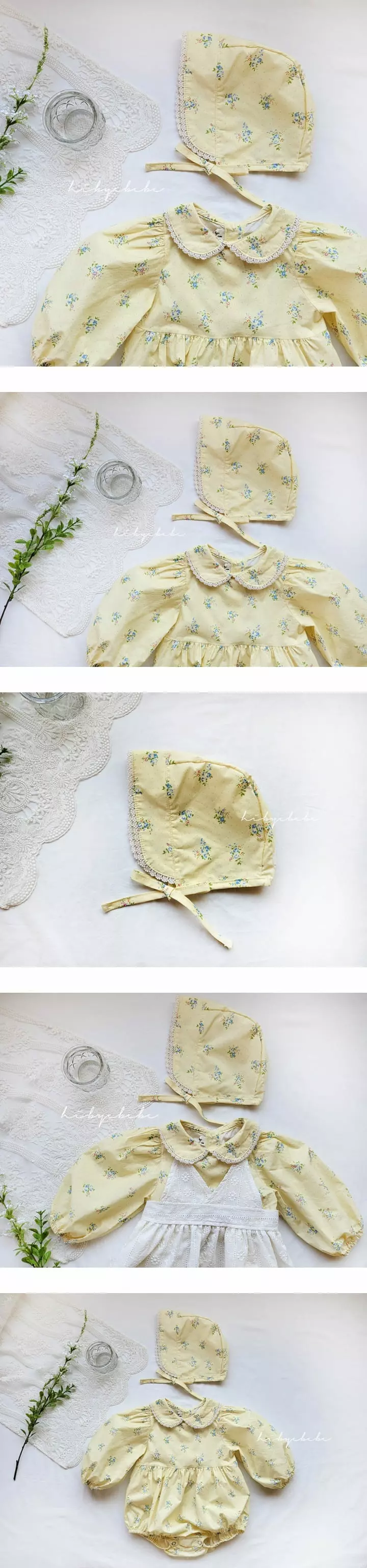 Hi Byebebe - Korean Baby Fashion - #babyoutfit - Floria Bonnet