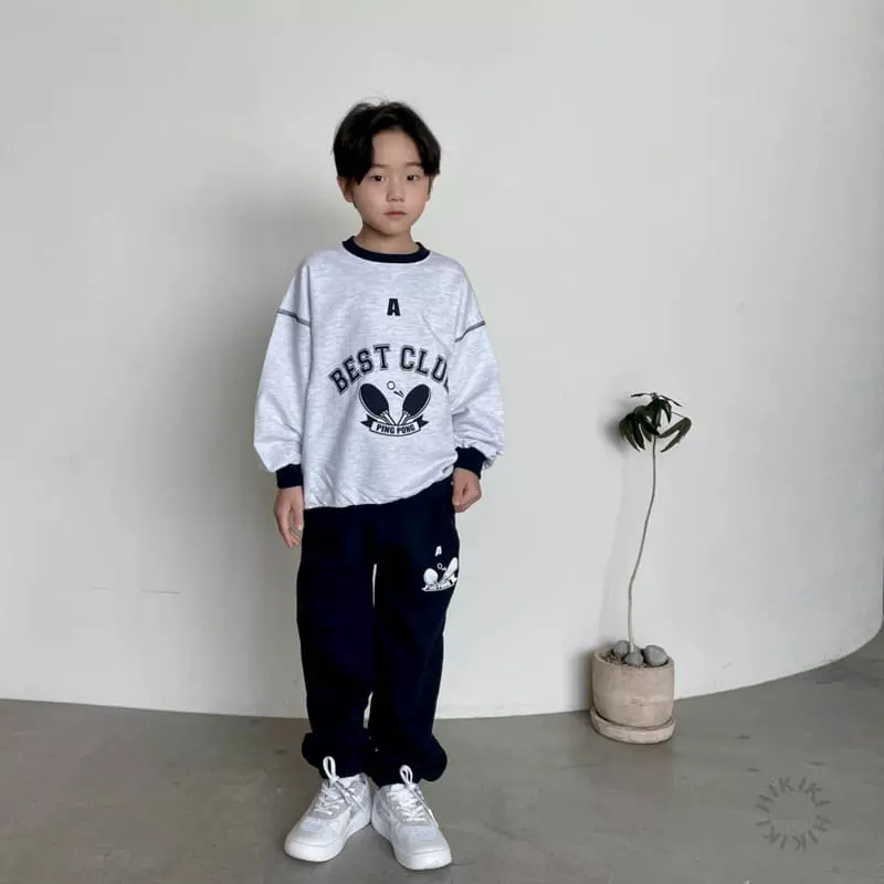 Hikiki - Korean Children Fashion - #Kfashion4kids - Ping Pong Sweatshirt