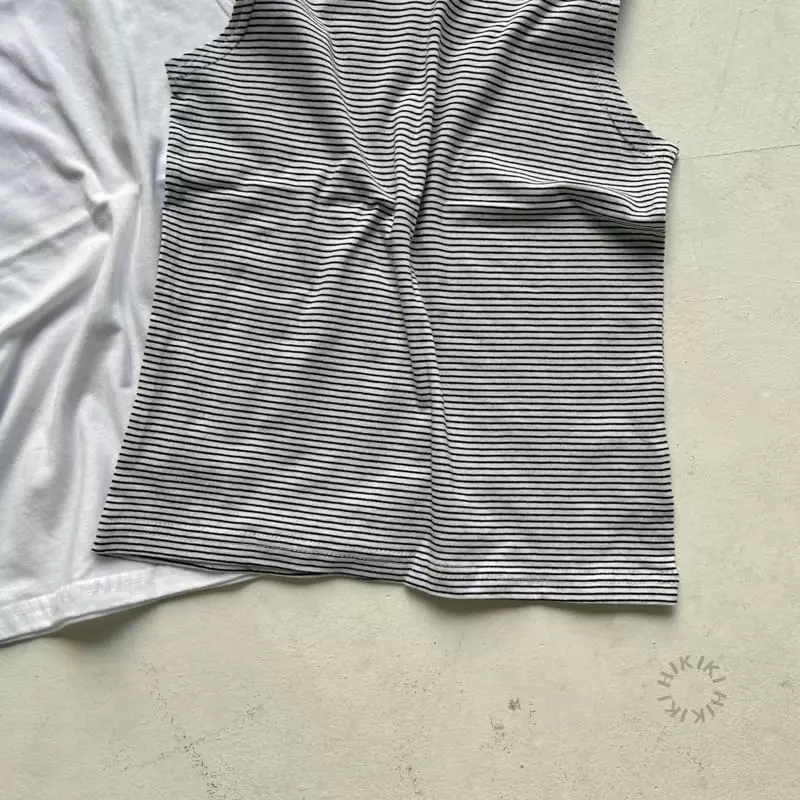Hikiki - Korean Children Fashion - #prettylittlegirls - Inner Sleeveless Tee - 4