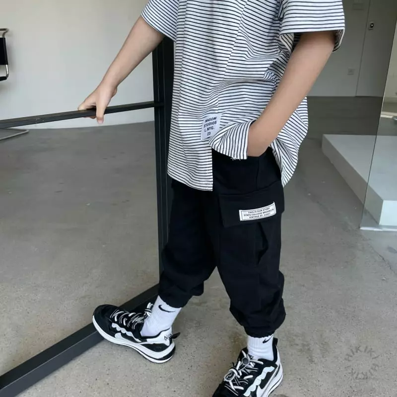Hikiki - Korean Children Fashion - #childofig - Gunbbang Jogger Pants - 3