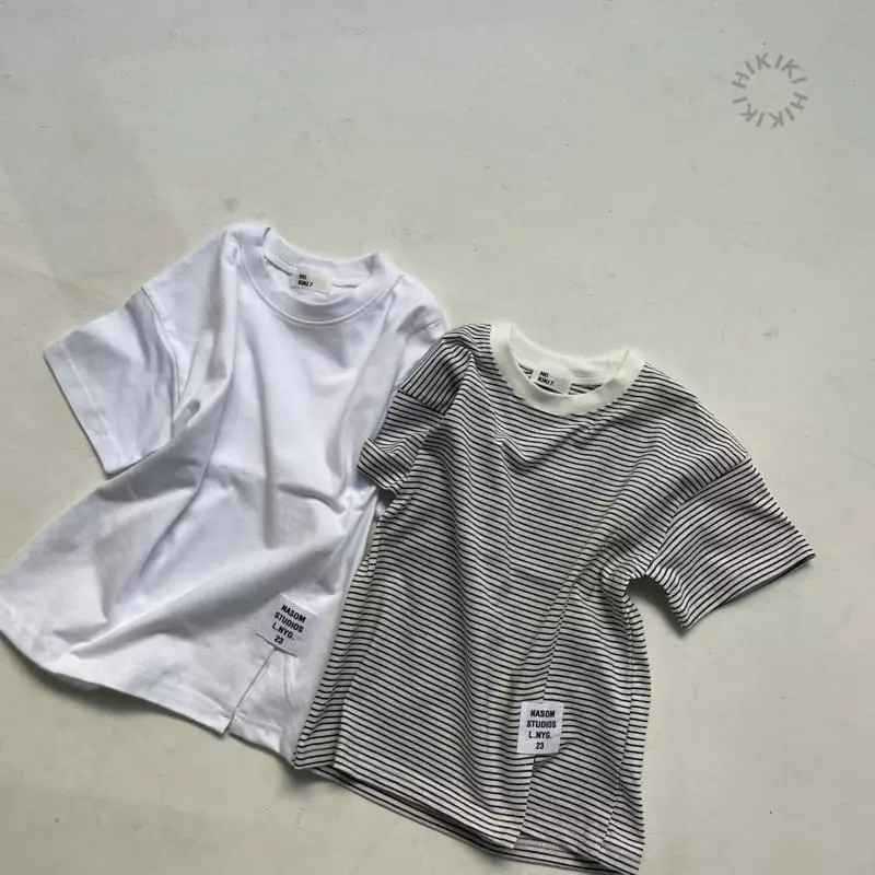 Hikiki - Korean Children Fashion - #childofig - Slit Short Sleeves Tee - 12