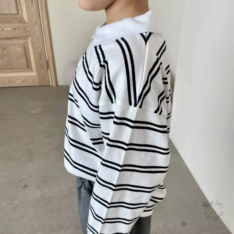 Hikiki - Korean Children Fashion - #childofig - 2 Stripes Tee - 7